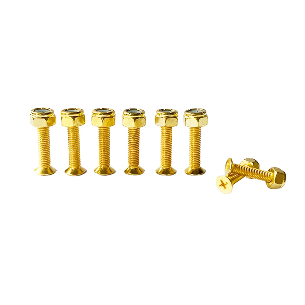 Skate Board Bridge Nail Nut Set Longboard Hardware Professional Screws