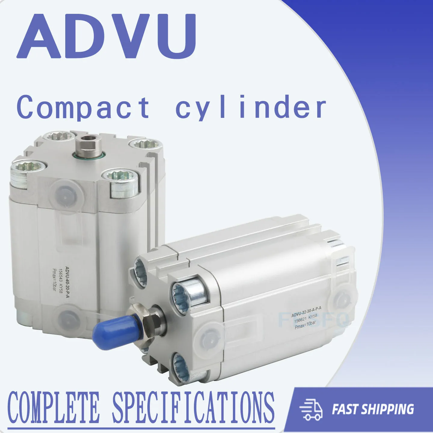 اسطوانة مدمجة ADVU-20-5-P-A ADVU-20-10-P-A ADVU-20-15-20-25-30-40-50-P-A ADVU-20-5-A-P-A ADVU-20-10-15-20-25-30-40-50-A-P-A