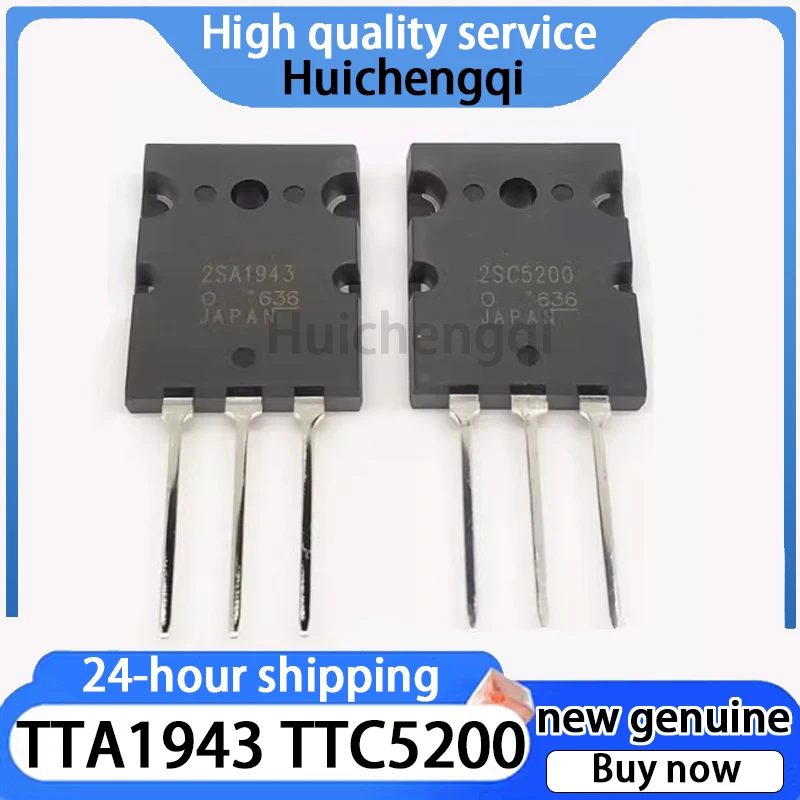 1PCS Original Genuine TTA1943 TTC5200 2SA1943 2SC5200 High-power Amplifier Tube