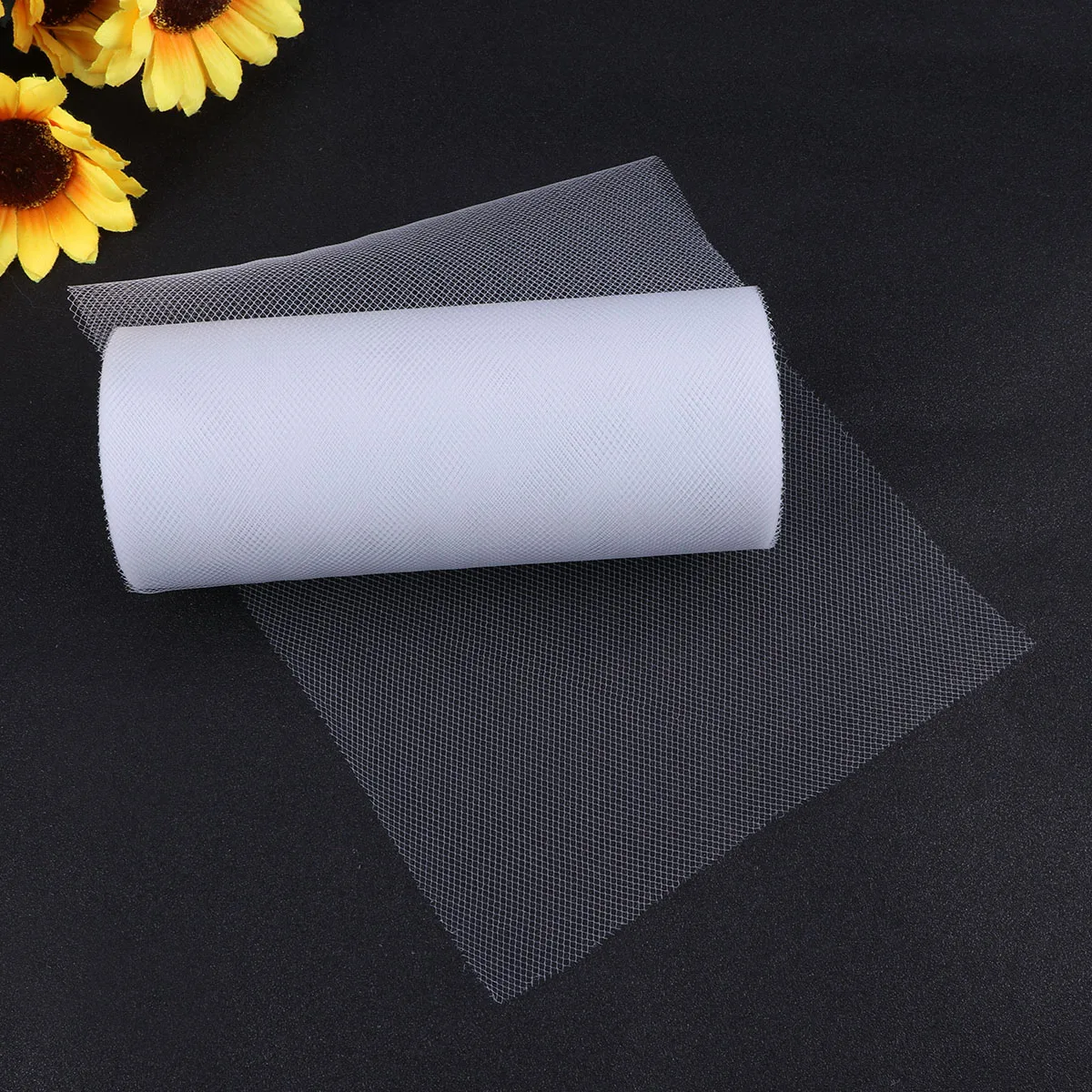 

6 Inches 25 Yards Yarn Tulle Netting Rolls Organza Fabric for Wedding Decoration Bow Tutu Skirt DIY Craft Sewing Gift Wrapping C