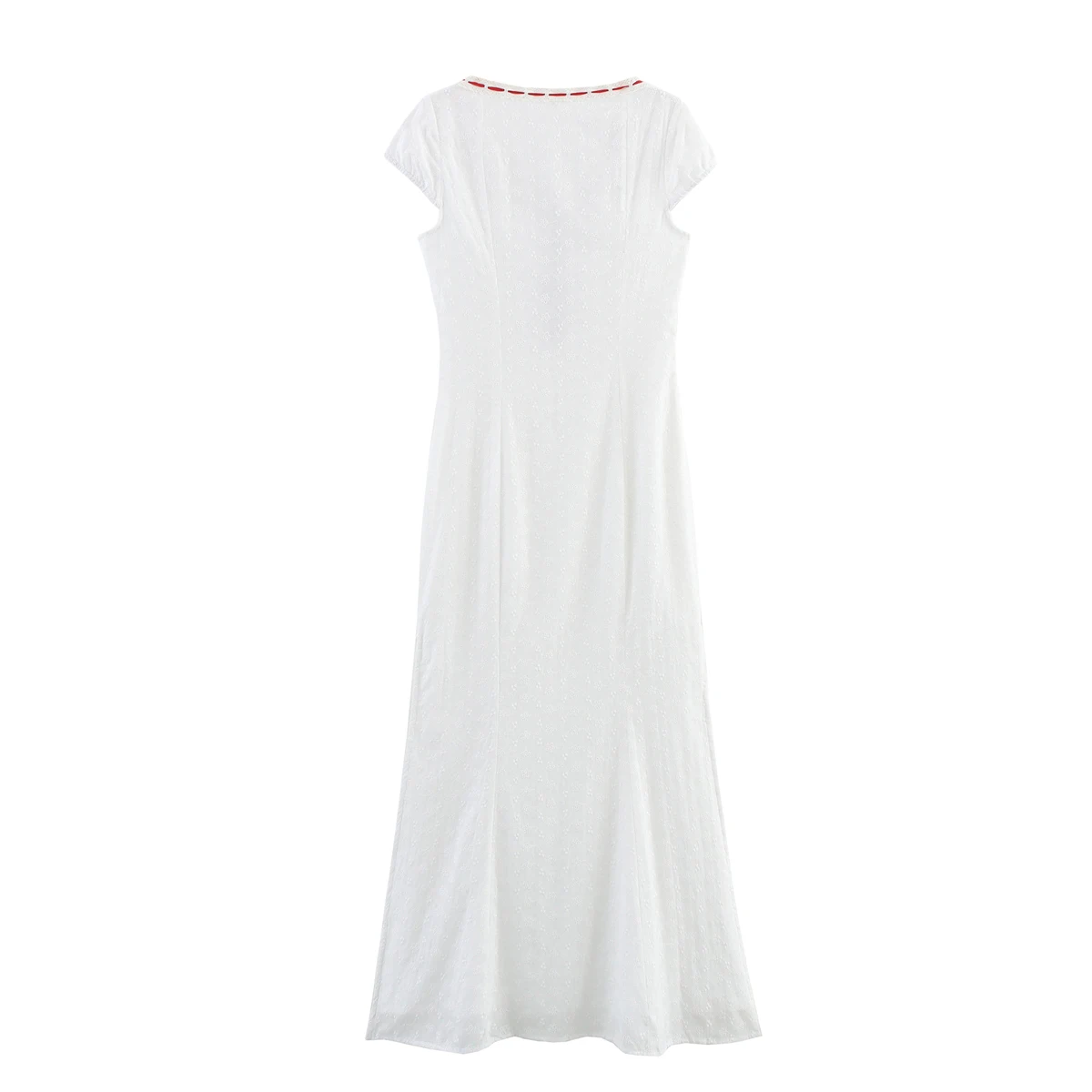 Abiti da donna estivi Vintage pizzo bianco Beach Party abito lungo Bowknot Tie Up Maxi Boho Nuovi abiti abito in pizzo Robe 2025