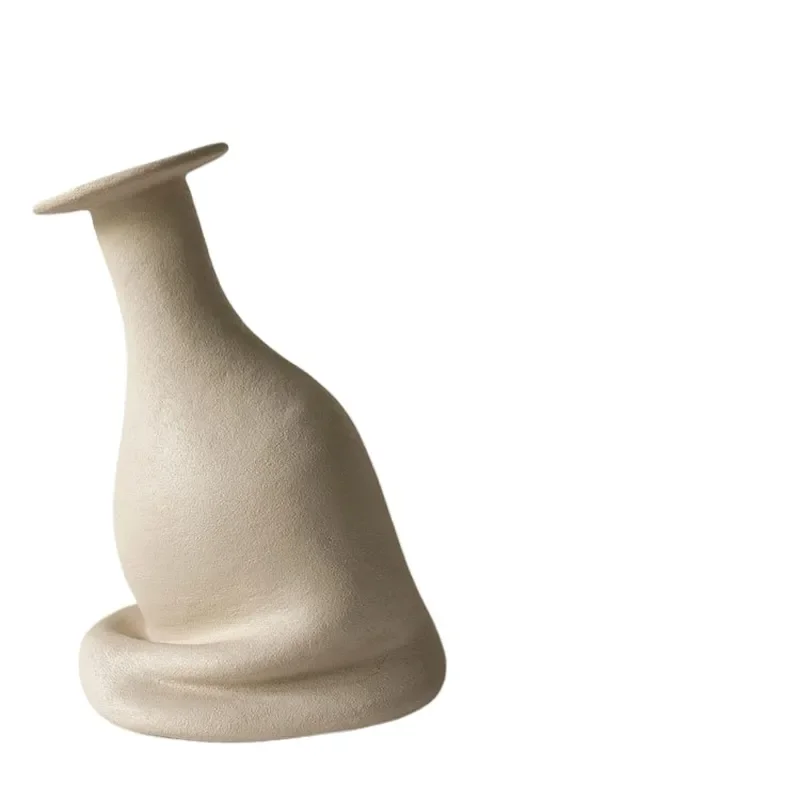 for Wabi Sansan Modern Still Vase Living Room Art Ornament Model Room Hotel Twisted Creative Decoration