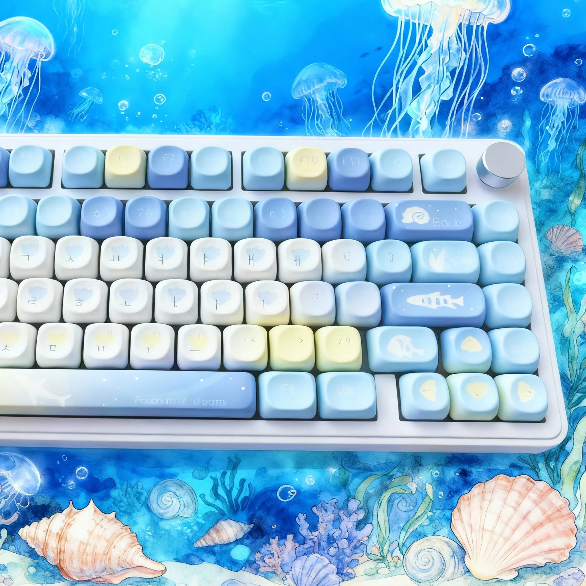 

130-клавишные колпачки для клавиш Dream Tribe MOA Profile PBT, пятисторонние колпачки для сублимационной краски, корейские колпачки для игровой клавиатуры Cherry MX Switch