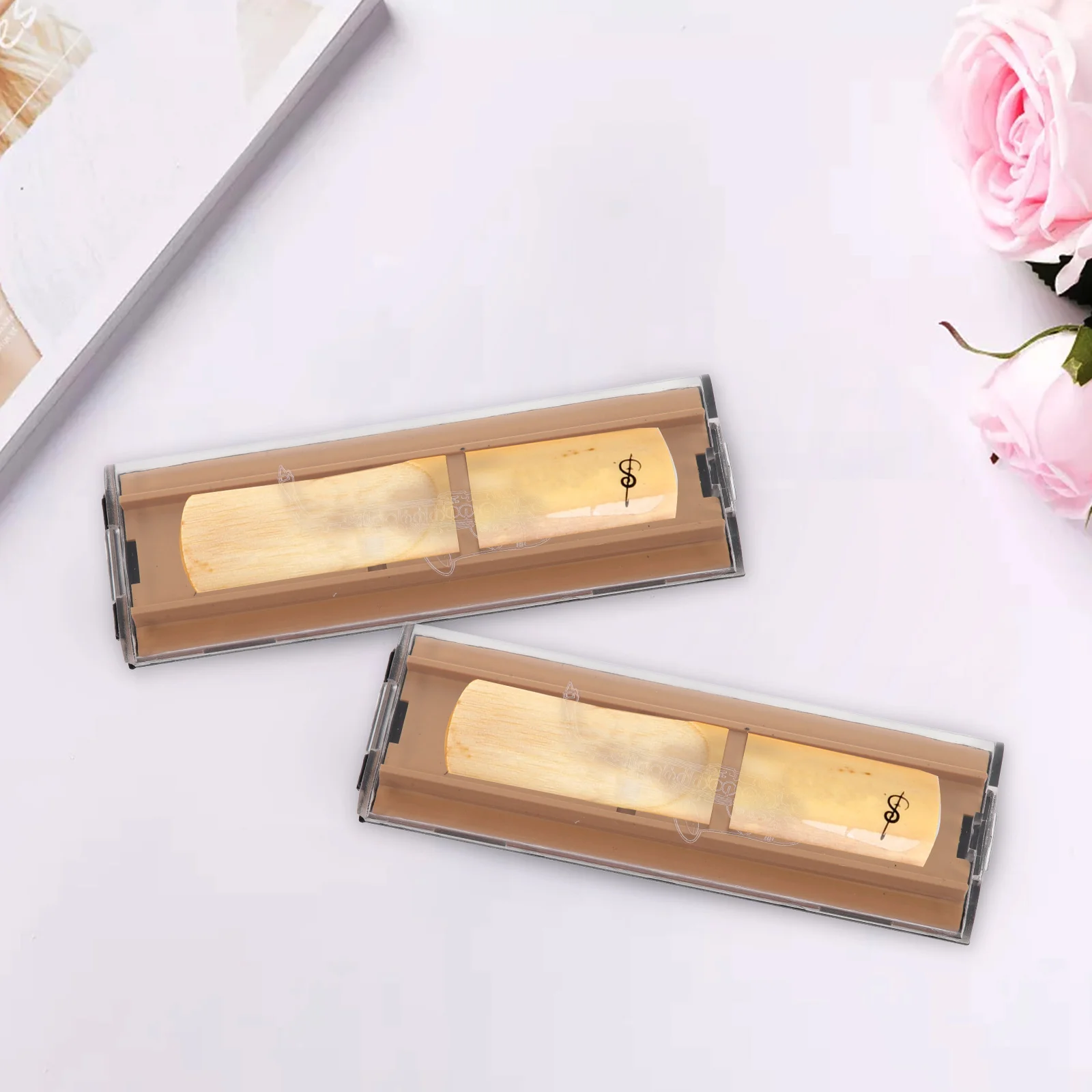 

Reed Protection Box Portable Oboe Holder Plastic Storage Case Small Accessories Container