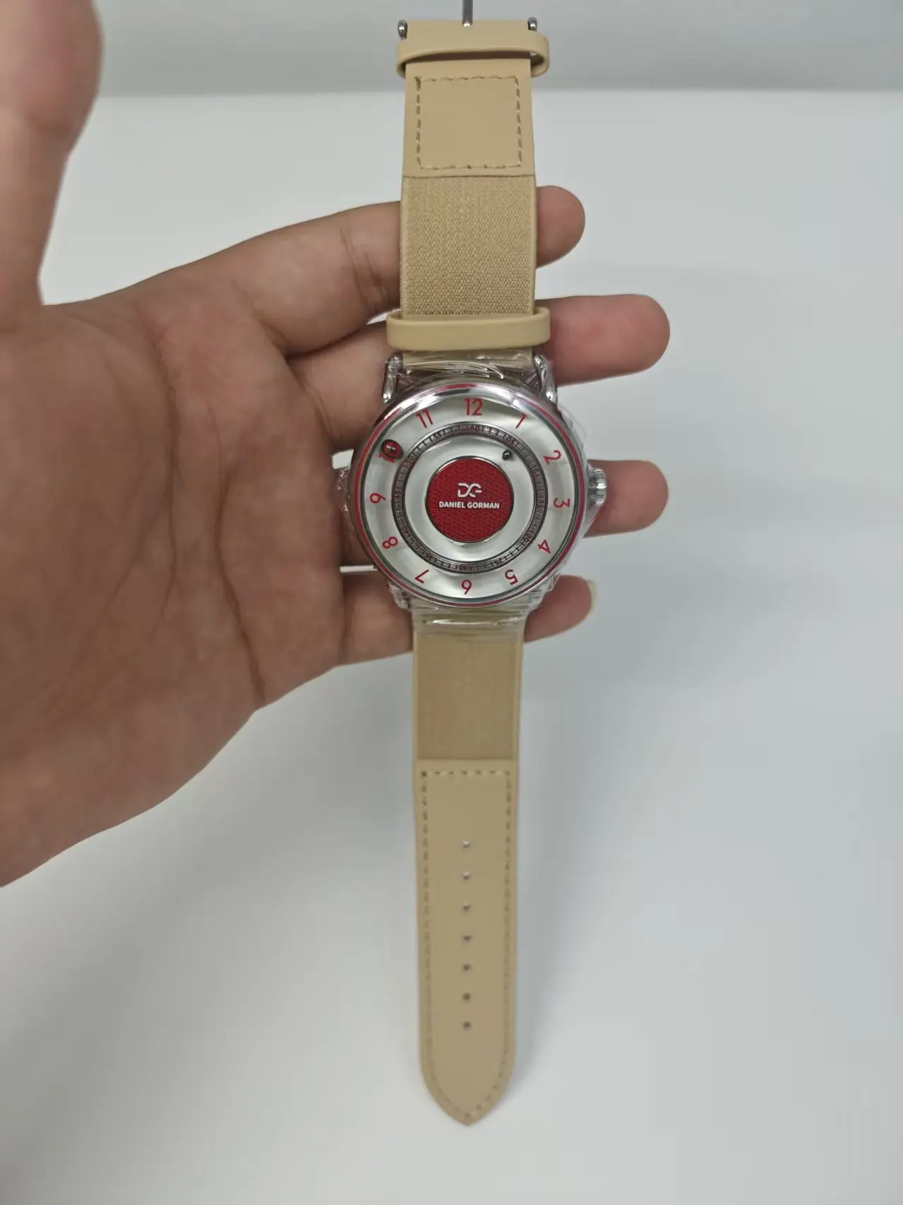 

DANIEL GORMAN Luxury Men Watch Top Original Waterproof Luminous Chronograph Man Wristwatch Cowhide Strap Quartz Men's Watches