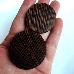 2PC Big Size Ear Plugs Tunnels Ear Piercing Expander Plug Earrings Naturel Wood Hand Made Ears Gauge Stretcher Oreja Expansion