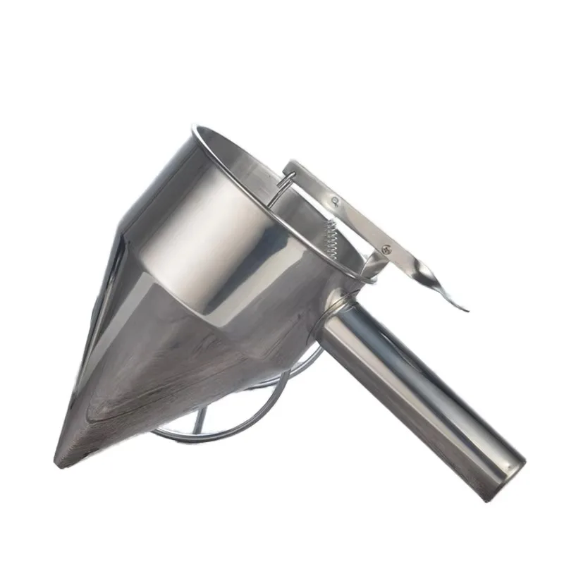 17Mm stainless steel funnel-type octopus ball tool for waffle batter dispensers, pancake makers, cooking tools