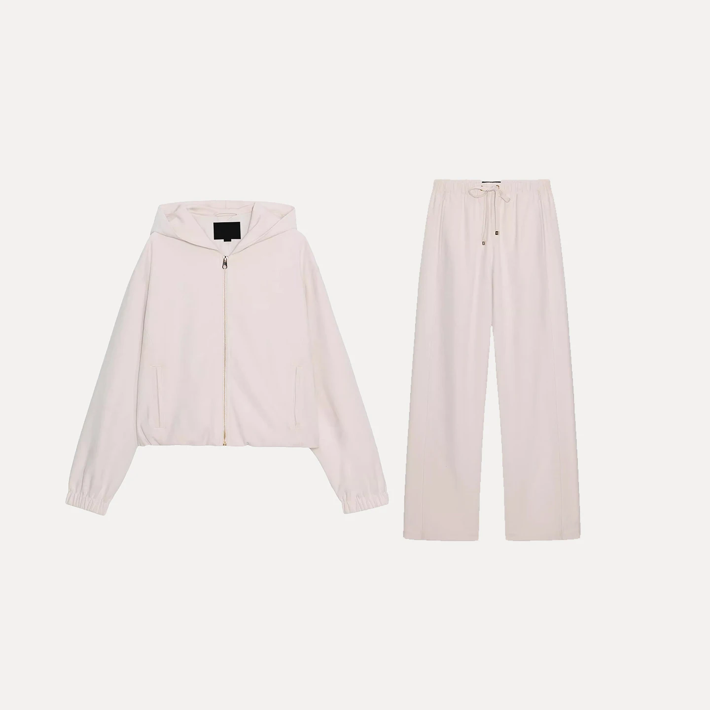 

Fall 2025 Women's Hoodie Sweatirt Elastic Waist Wide Leg Pants Set Z Brand Faionable Two-Piece Suit for Adults