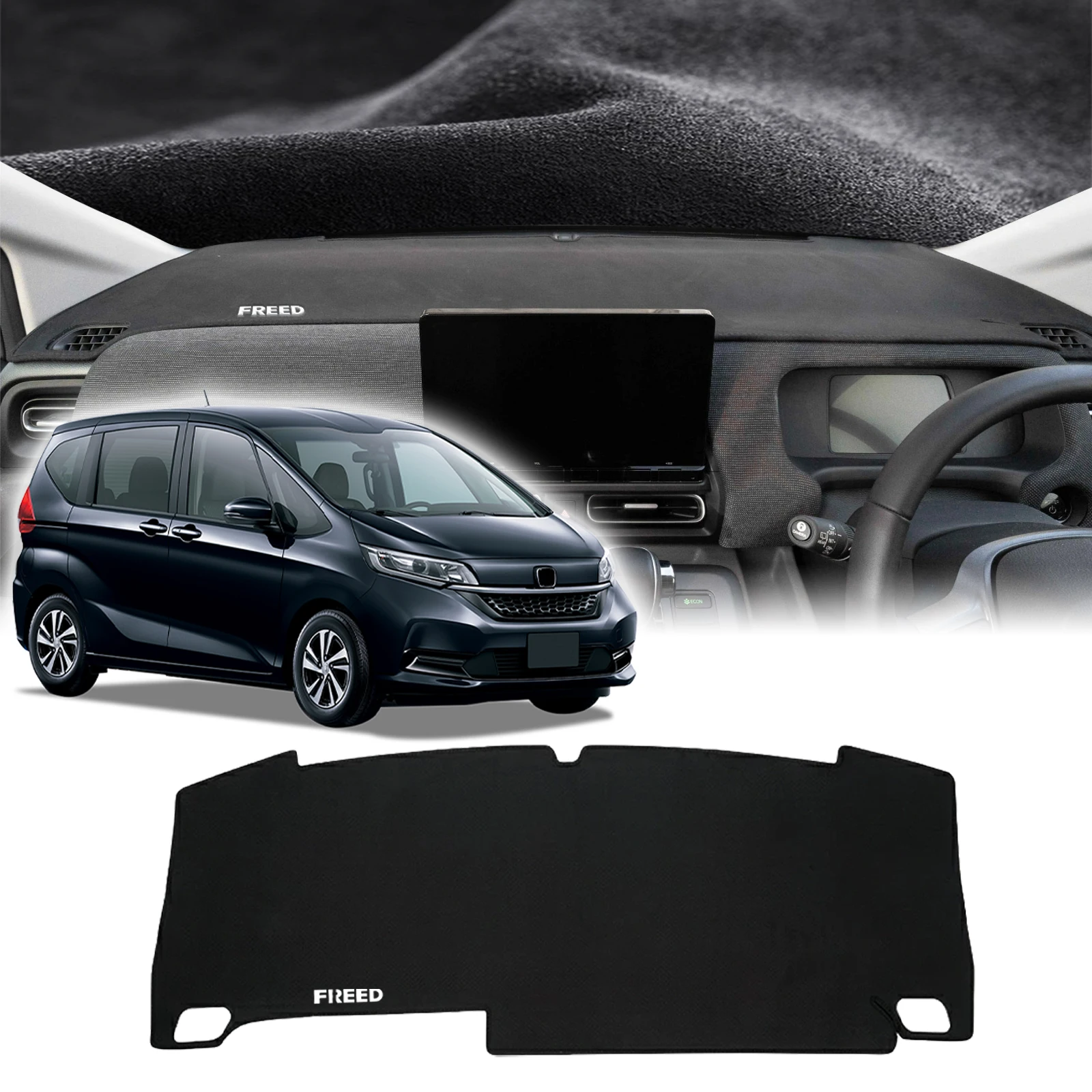 

fit for Honda Freed 2024 2025 2026 RHD Car Accessories Dashmat Dashboard Cover Pad DashMat Sunshade Protective Carpet