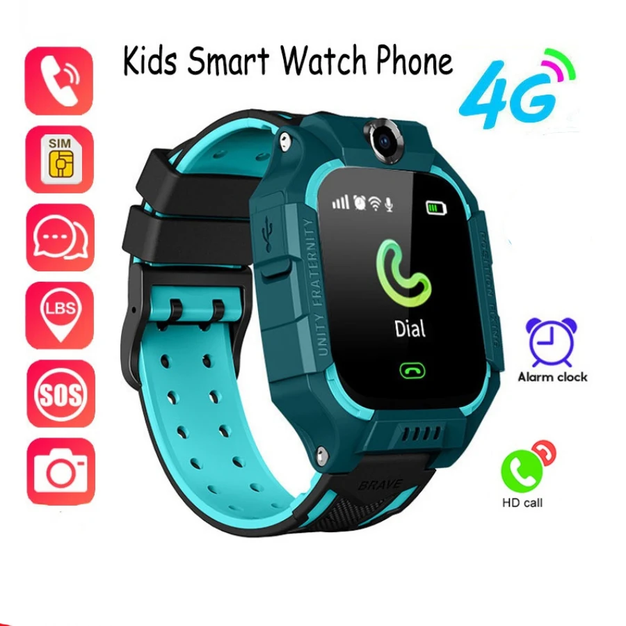 New Kids Smart Watch SOS LBS Tracker Location For Children Smart Watch Camera IP67 Waterproof Learning Toy 2G Smart Watch