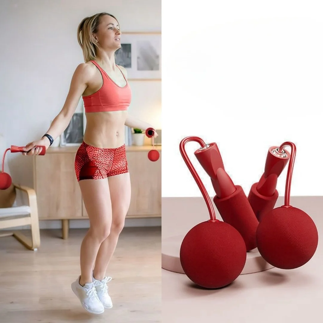 1 Set of Large Ball Jump Rope, Fitness Training Use Cordless Jump Rope, Adjustable Cordless Jump Rope for Boys and Girls
