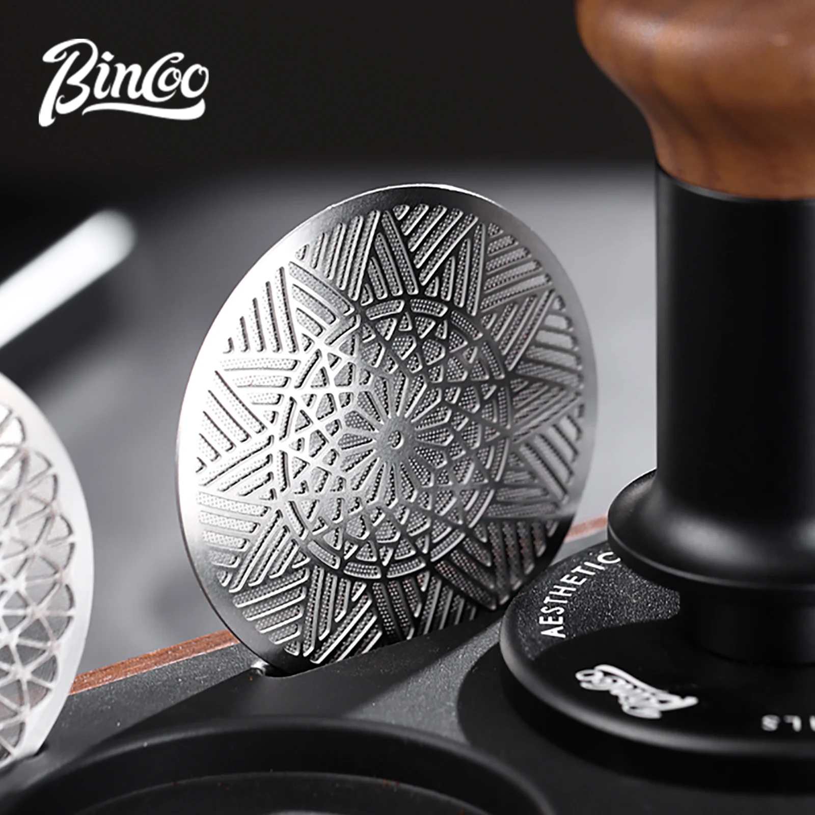 Bincoo Professional Espresso Dispersion Screen 58mm/51mm Sintered Metal Shower Filter Compatible with Most Portafilters