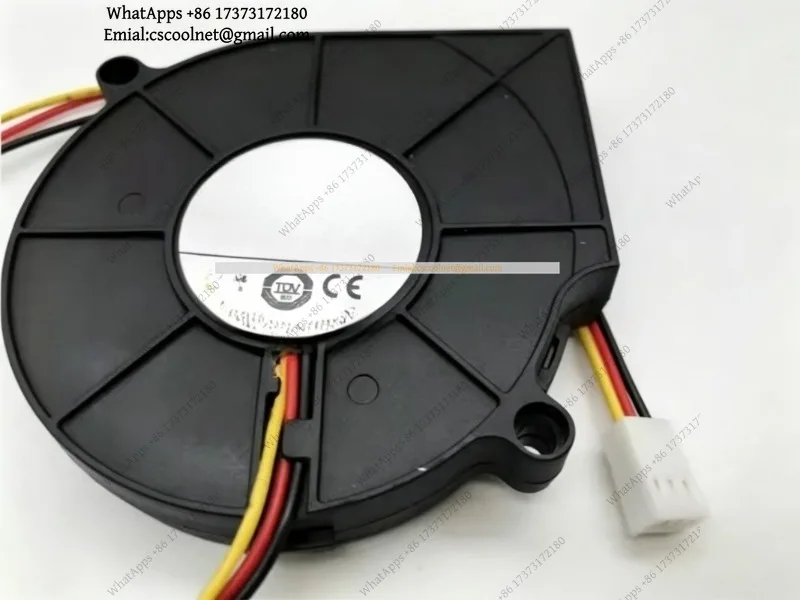 JS01 Server Cooling Fan FW1275-A1053C 12V 0.55A 3-Wire Brushless DC Fan Replacement Parts