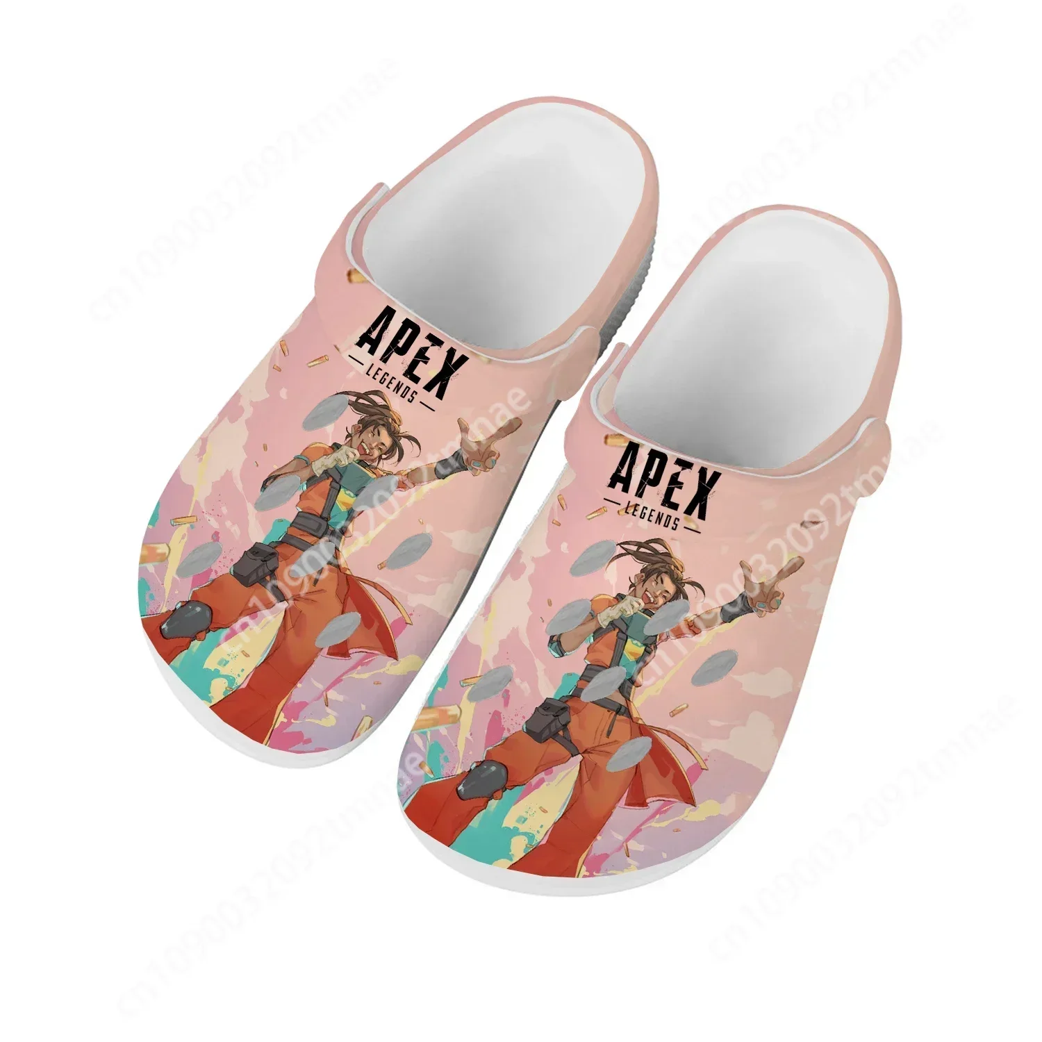 

Apex Legends Rampart Home Clogs Cartoon Game Mens Womens Teenager Custom Built Water Shoes Garden Beach Hole Slippers Sandals