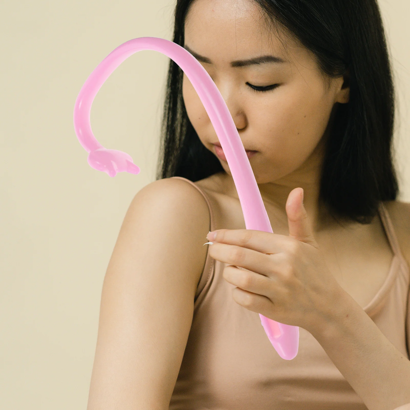 2개입 마사지 훅 인체공학적 플라스틱 등 마사지 스틱 경혈 요법 피로 해소 바디 마사지 용품