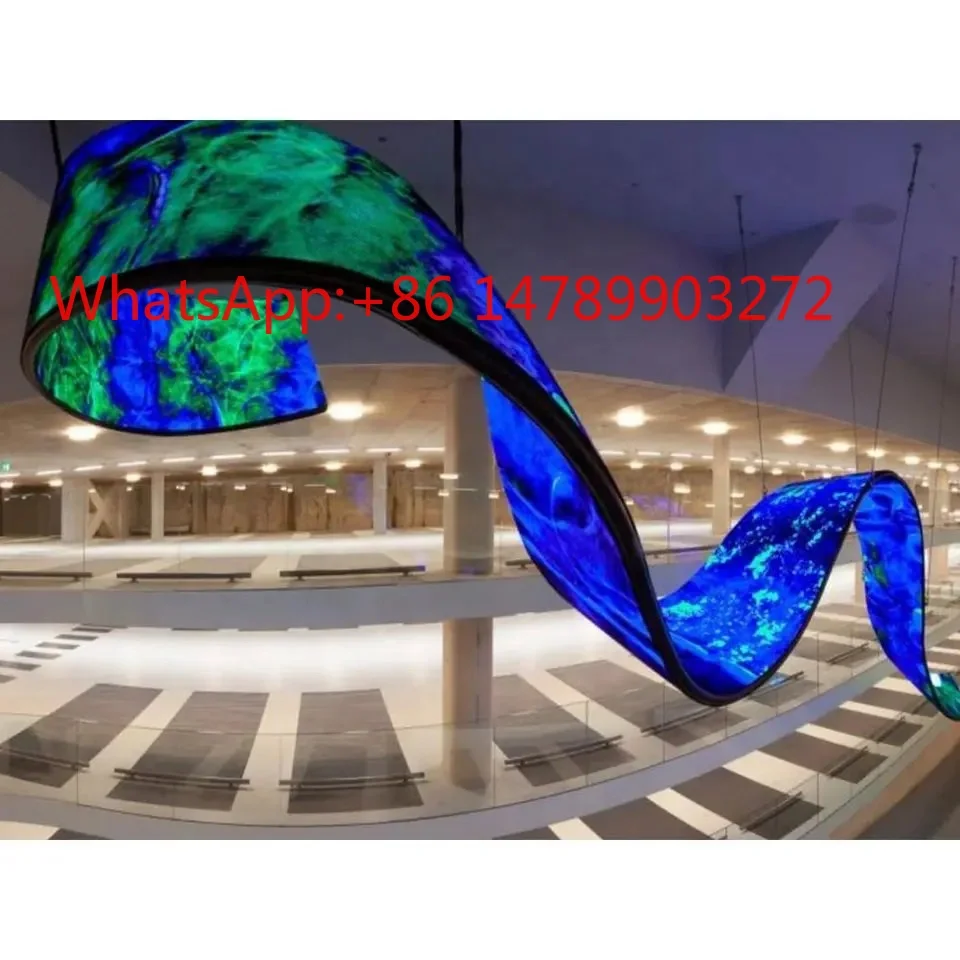 

Indoor P2.976 P3 P3.91 High Quality Flexible Curve Creative LED Screen