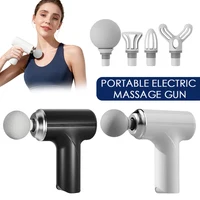 Pistola de masaje eléctrica portátil USB, Mini pistola de Fascia, vibración de alta frecuencia, pistola de masaje corporal, relajación muscular, masajeador de Fascia
