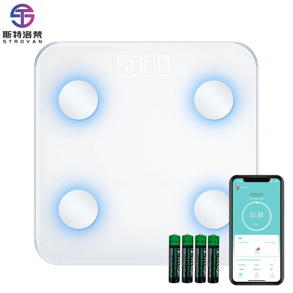 

Инновационные цифровые личные весы емкостью 180 кг с точностью 0,1 г. Весы для взвешивания жира BMI