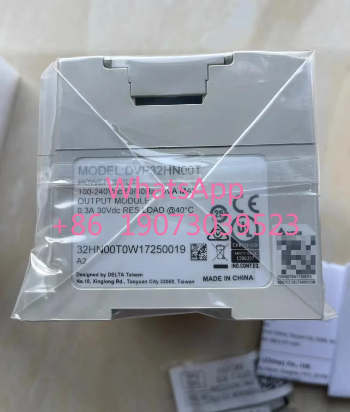 Novo módulo de expansão Delta PLC DVP32HN00T envio rápido