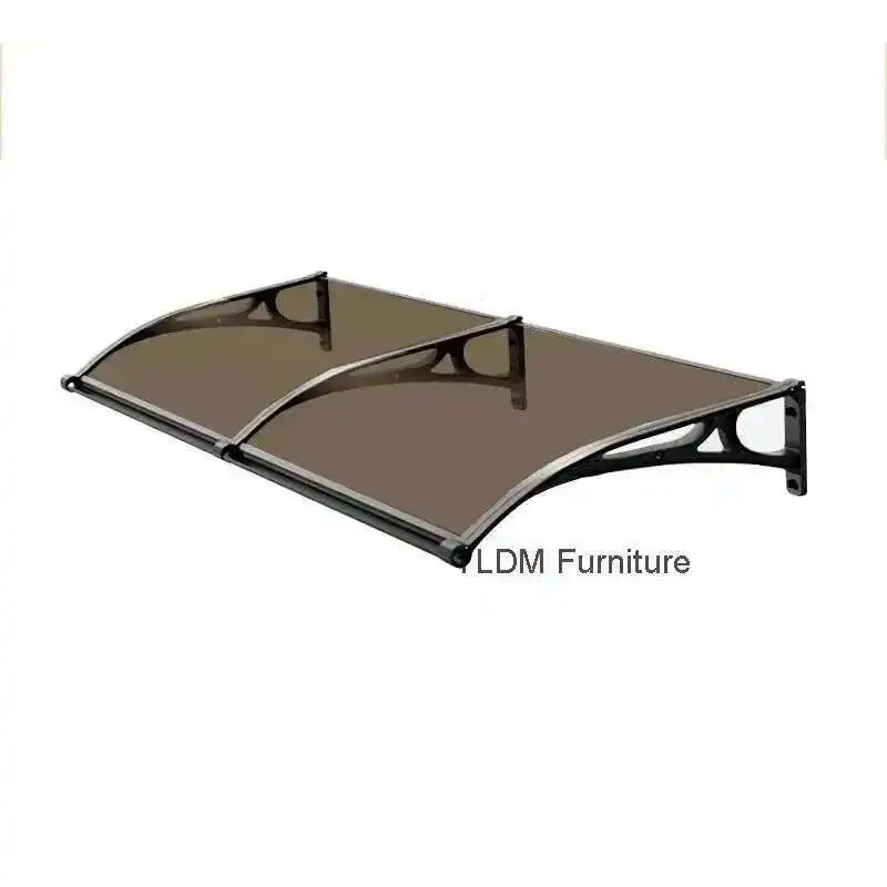 Light Luxury Smooth Awning for Restaurant Modern Metal Sunshade Awnings Small Commercial Awnings for Air Conditioning Host