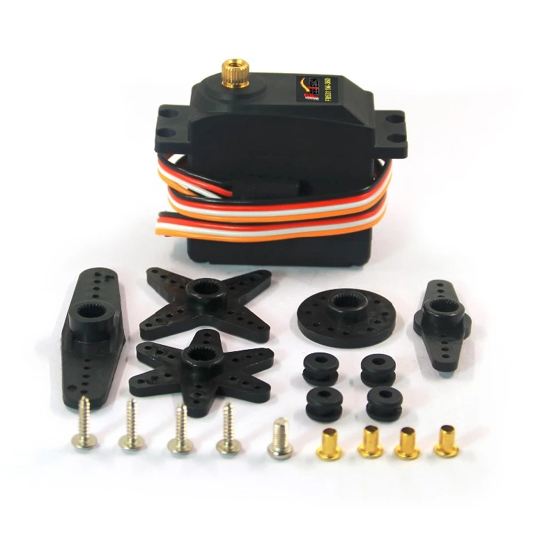 Feetech 13KG FB5311M-360 Metal Gears Continuous Rotation 360 Degree Feedback Servo with Magnetic Encoder