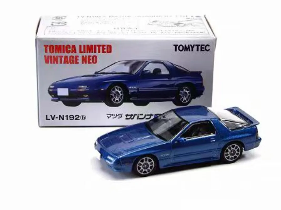 In stock 1:64 N192A/B RX-7 GT-X 1989 model of high-end alloy imitation car set,creative decorative item,holiday gift