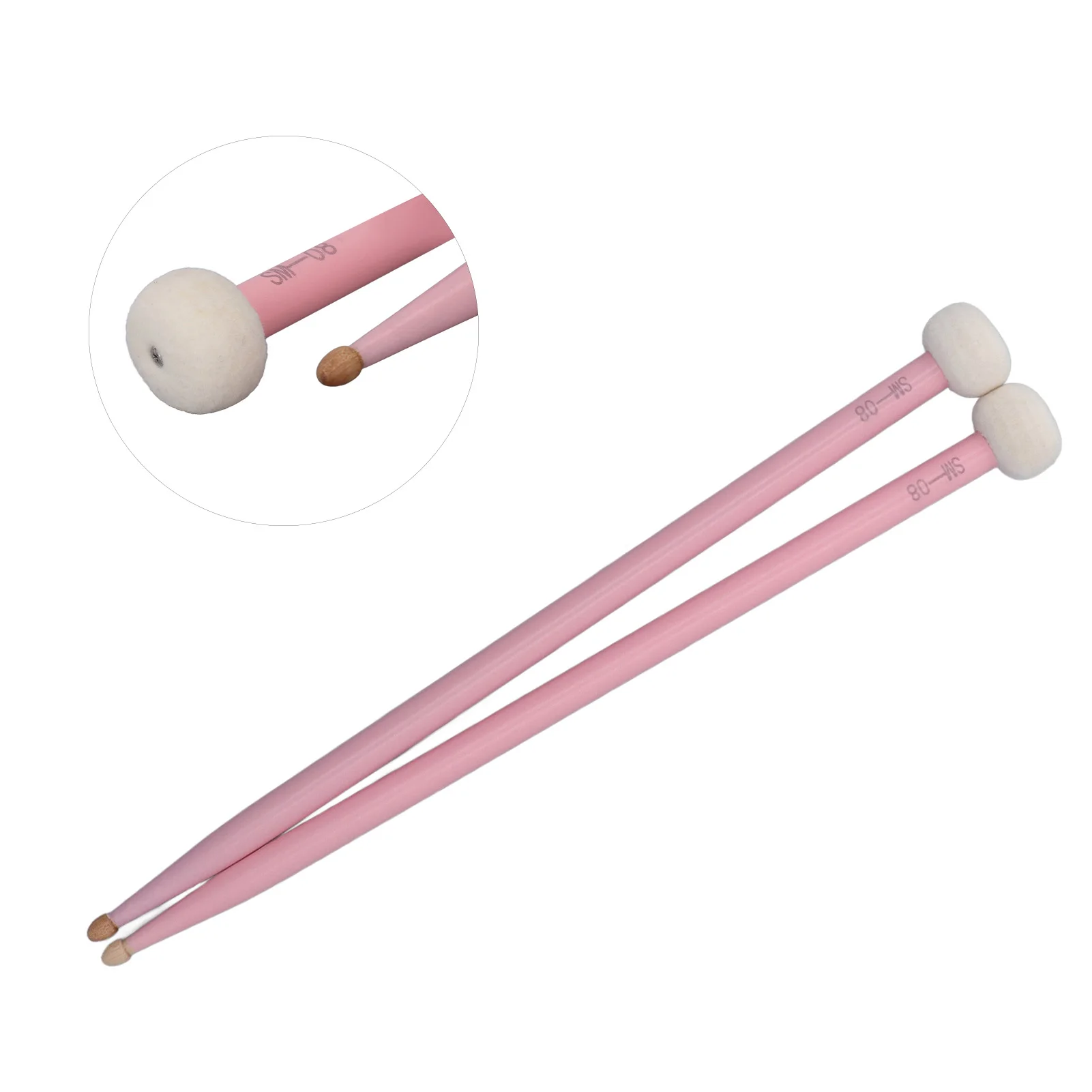 2 قطعة مطرقة طبلة ورأى رئيس مقبض خشبي عدم الانزلاق أداة مجموعة ملحقات للعب