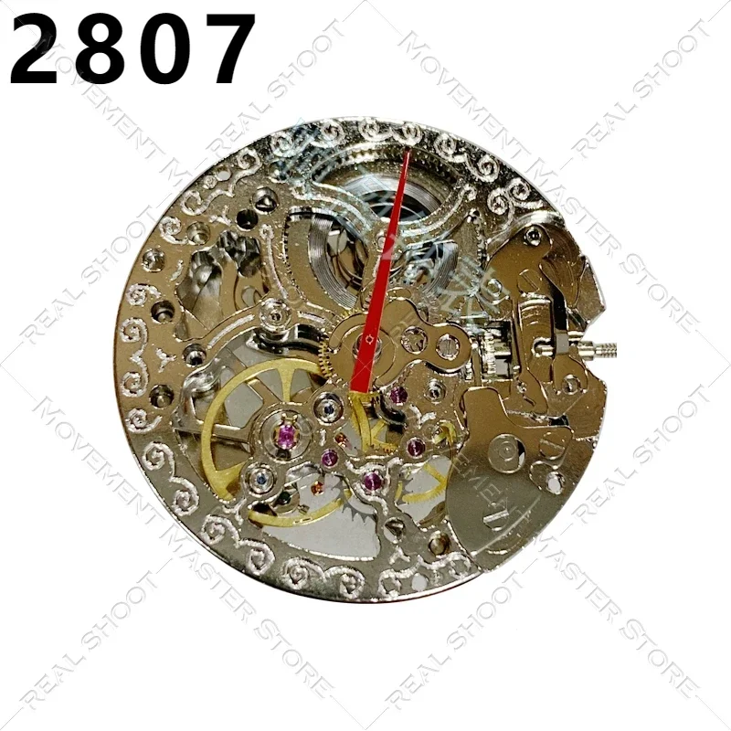 New Tianjin Ty2807 Movement T16 Hollow out 3hands Automatic Mechanical Movement Watch Accessories