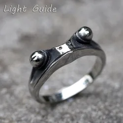 2022 NEW Men's 316L stainless-steel rings Simple Frog Toad Animal RING for women fashion Jewelry Gifts free shipping