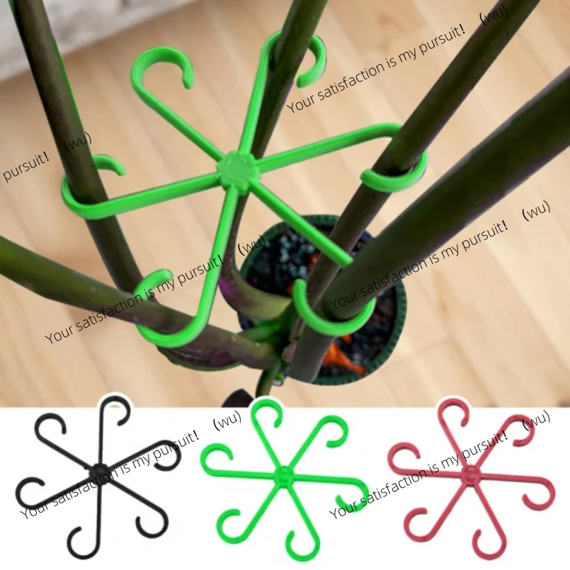 ZOCI-4PCS Reusable Plant Stem Folding Frame Garden Tools No Stake Trellis Plant Stem Support Support Branches Stem Organizer