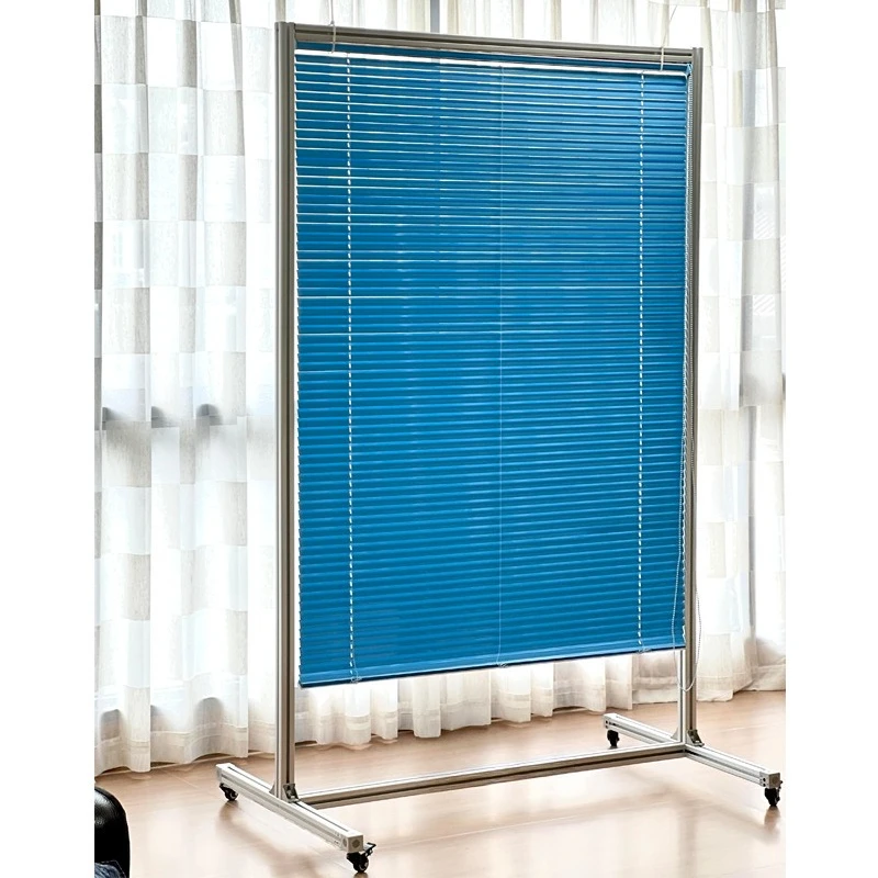 Office aluminum alloy louver screen partition removable folding screen privacy baffle