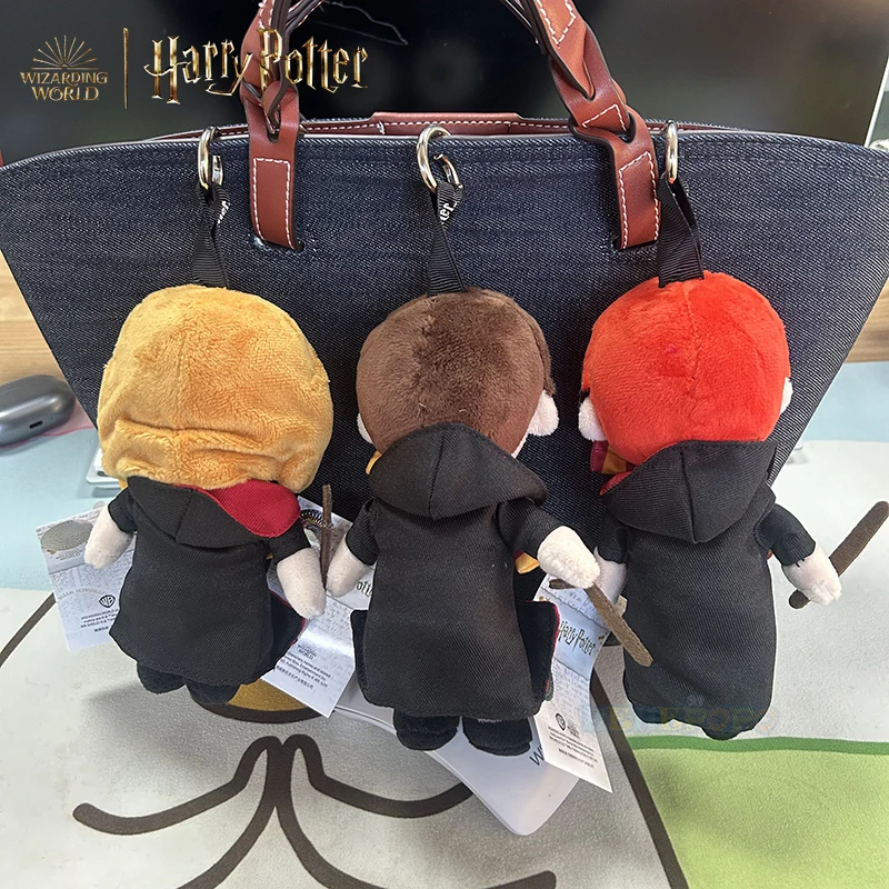 17 cm Harry Potter Academy Serie Pluche Pop Hanger Speelgoed Leuke Rugzakken Sleutelhanger Pop Hanger Anime Randapparatuur Tas Decoratie