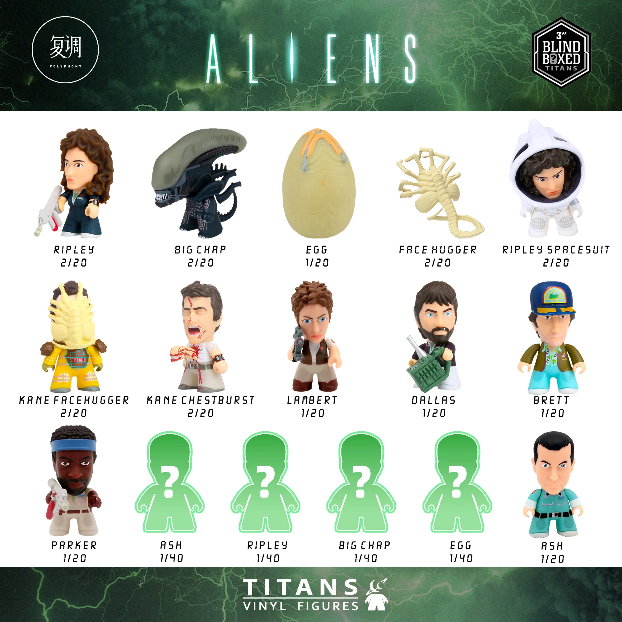 Alien: Romulus Titans Alien The Nostromo Alien Series Lucky Box Modello da gioco alla moda Regali giocattolo