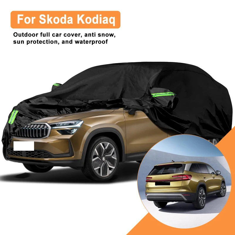 

For Skoda Kodiaq Car Full Cover - Outdoor Waterproof Snowproof Sunshade, Winter & Summer All Weather Auto Protection Accessory