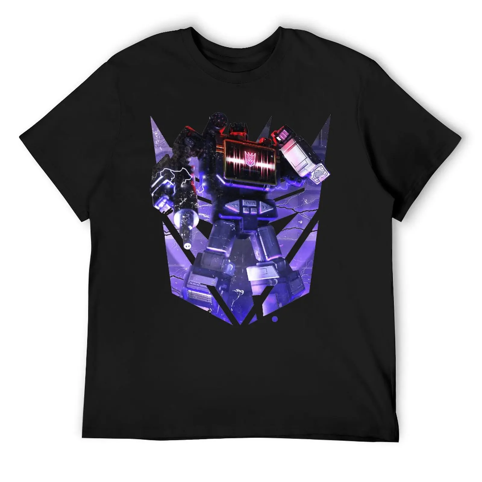 Black Decepticon Soundwave  Wordtee Vintage 13 T-shirts Hipster T-shirt Crewneck  Sports  Humor Graphic Fitness Eur Size