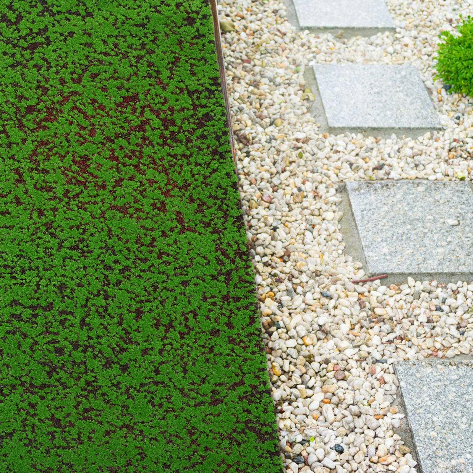 

Realistic Artificial Moss Fake Green Plants with Pearl Cotton Material for Indoor Outdoor Use Patio Balcony Garden Office Decor