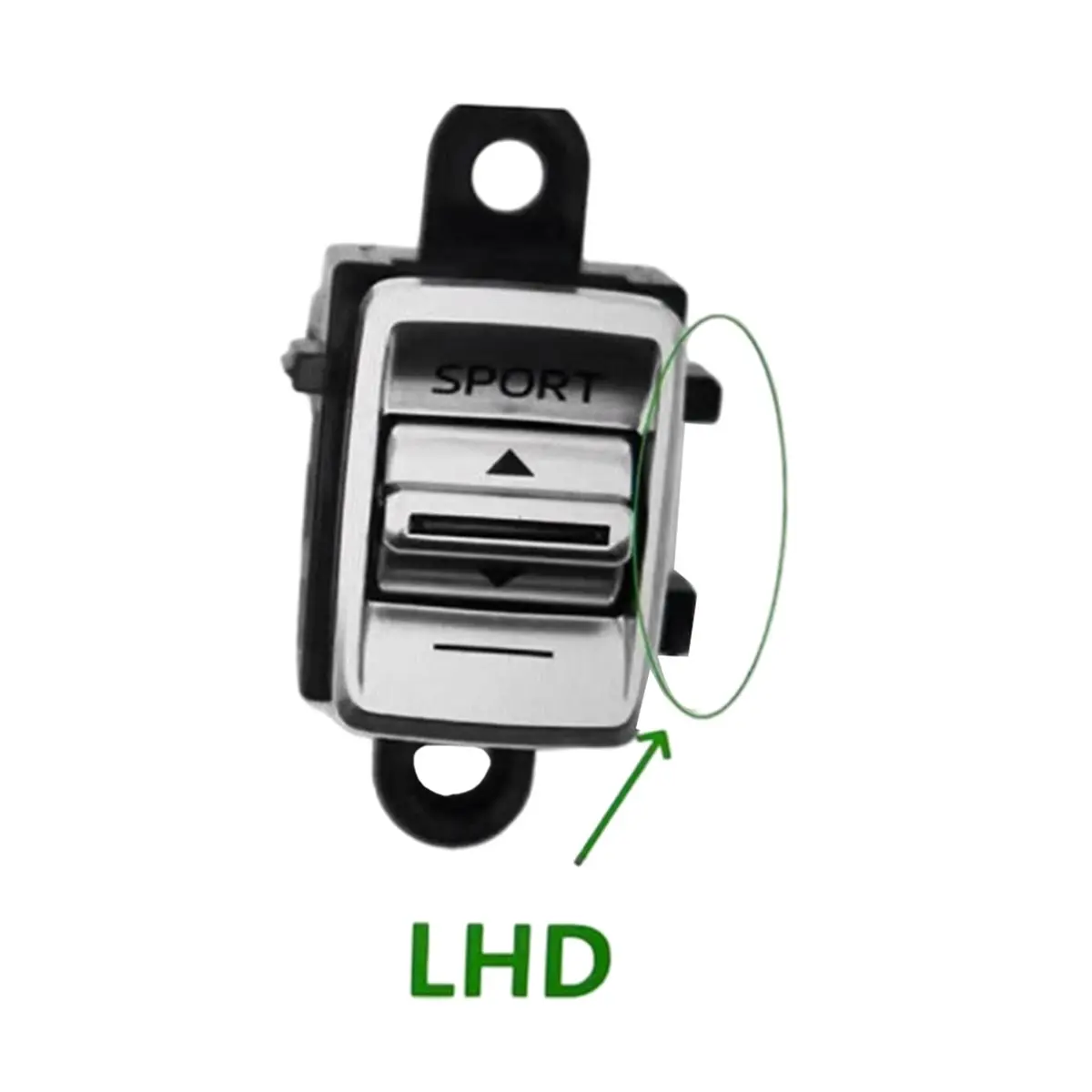 

#70W Automotive Parts & Accessories,Car Sport Switch Button GMJ666YK0 for Mazda 3 6 CX-5 CX-3 CX-9 LHD (Silver)