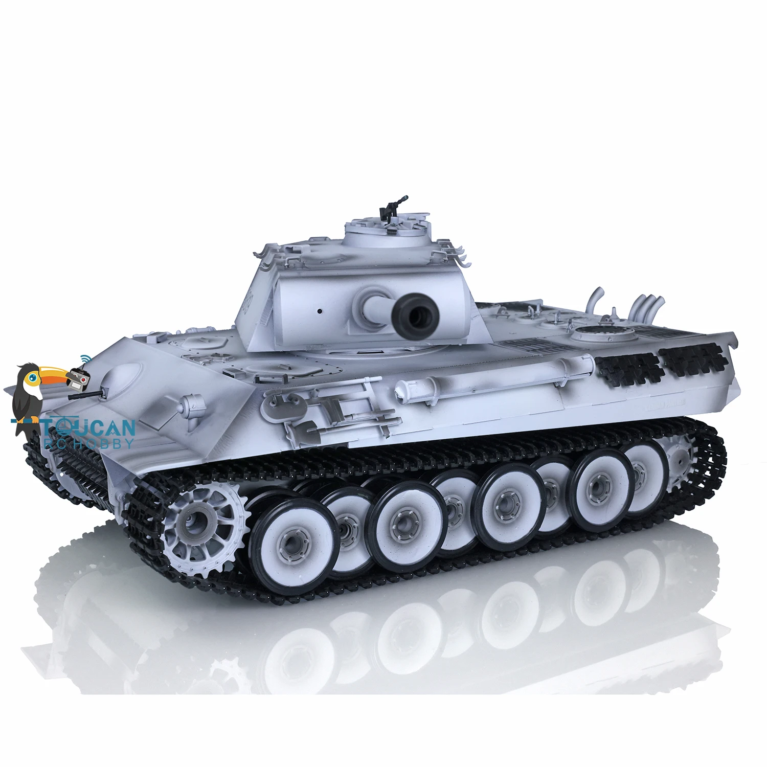Henglong 1/16 7.0 Customized Ver Panther RTR RC Tank 3819 Metal Tracks Wheels Pro Version With Metal Walk System 360°Turret