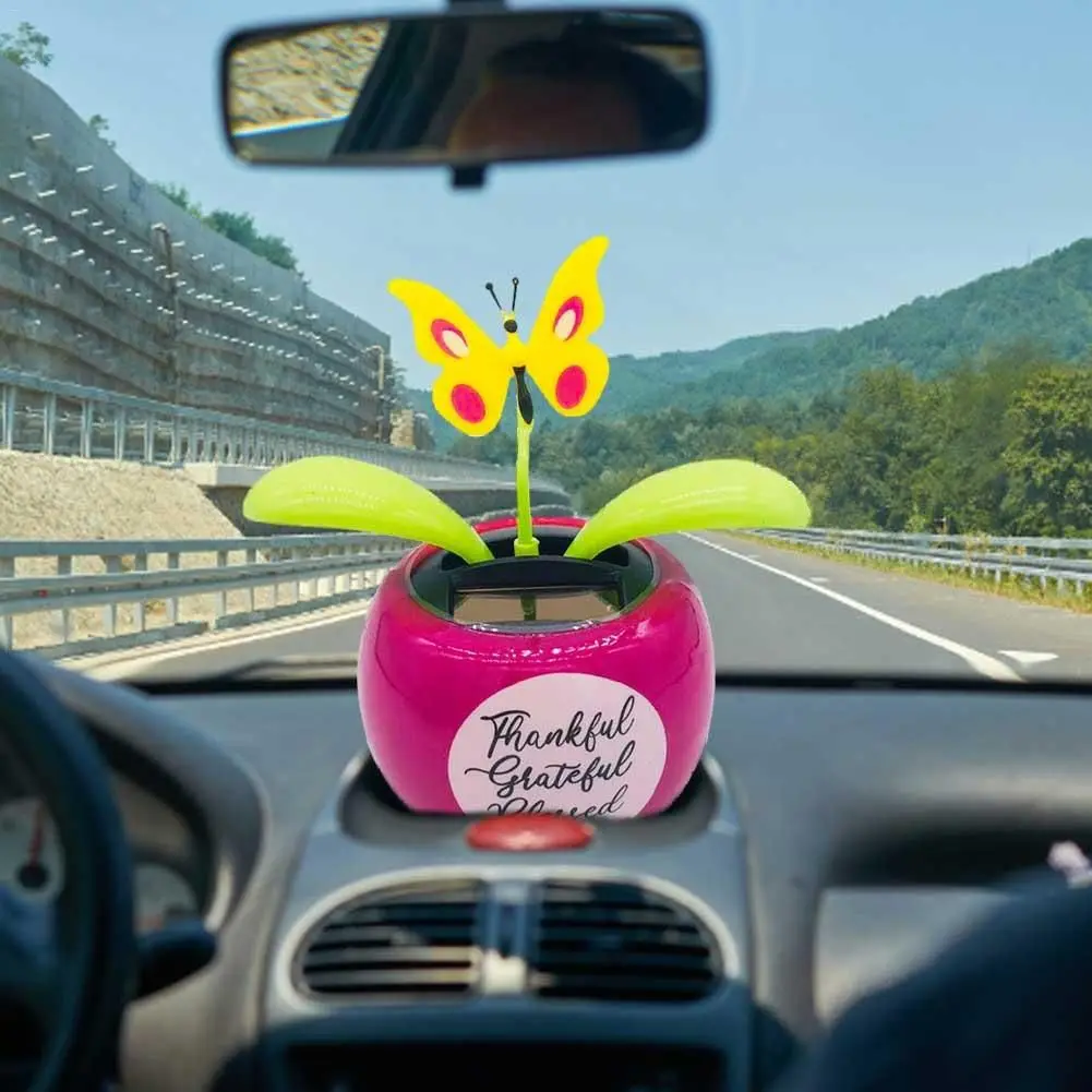 Gadgets Swingende auto Decoreren Planten Elektrisch speelgoed Autodashboardornamenten Bloem op zonne-energie Swingende dansende bloem