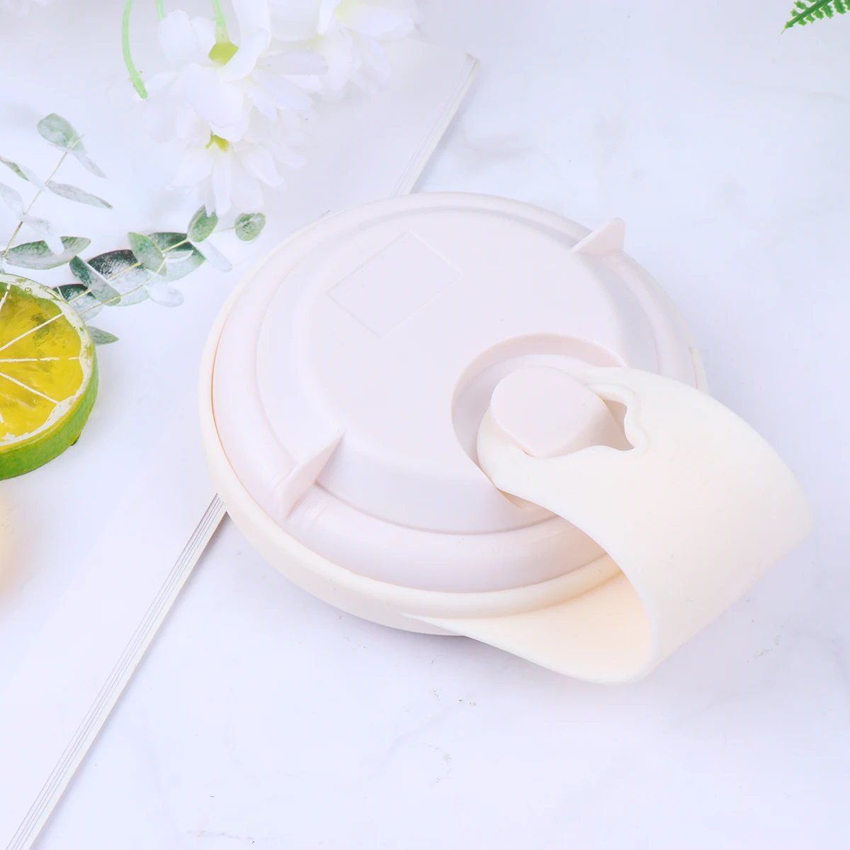 

Waterproof Wall Bathroom Mute Hanging Clock With Suction Cups White No Safe Simple Design Fashion Chic