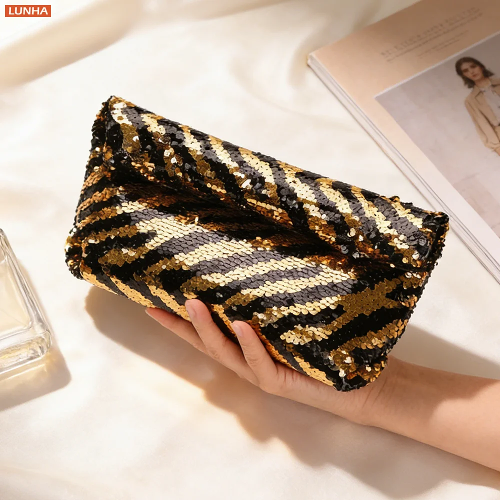 

Женский вечерний клатч с блестками, конверт, вечерняя сумочка, роскошный французский клатч из бисера, кошелек для выпускного вечера для свадебных банкетных мероприятий