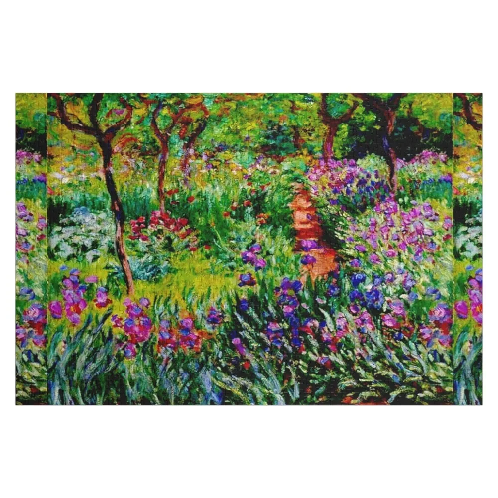 

Пазл Claude Monet «Le Jardin aux Iris à Giverny» — «The Iris Garden at Giverny» для детей