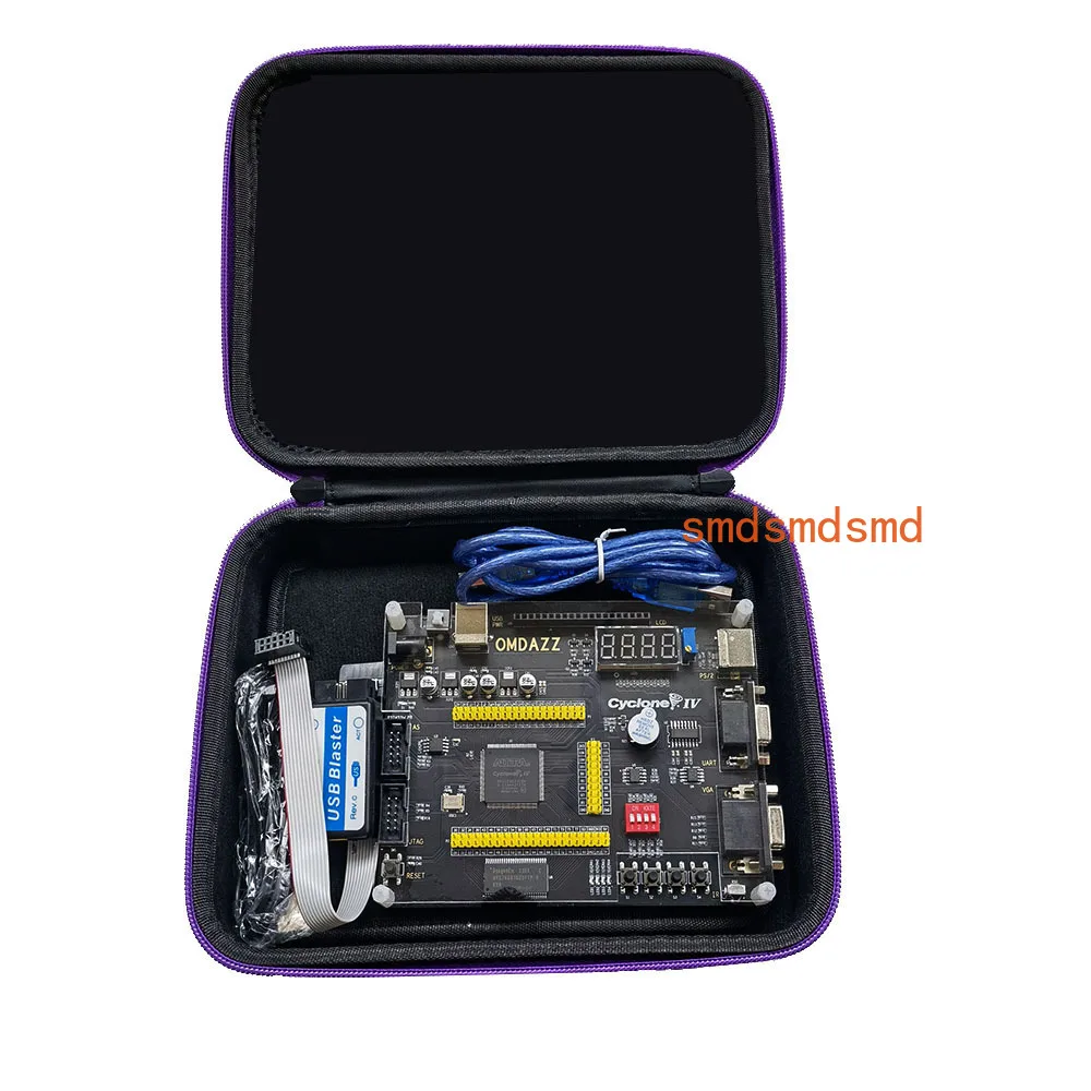 교육용 DIY 키트 전자 CycloneIV EP4CE6 EP4CE10 FPGA 개발 PCB 보드 + USB 블래스터 프로그래머 + 블랙 박스