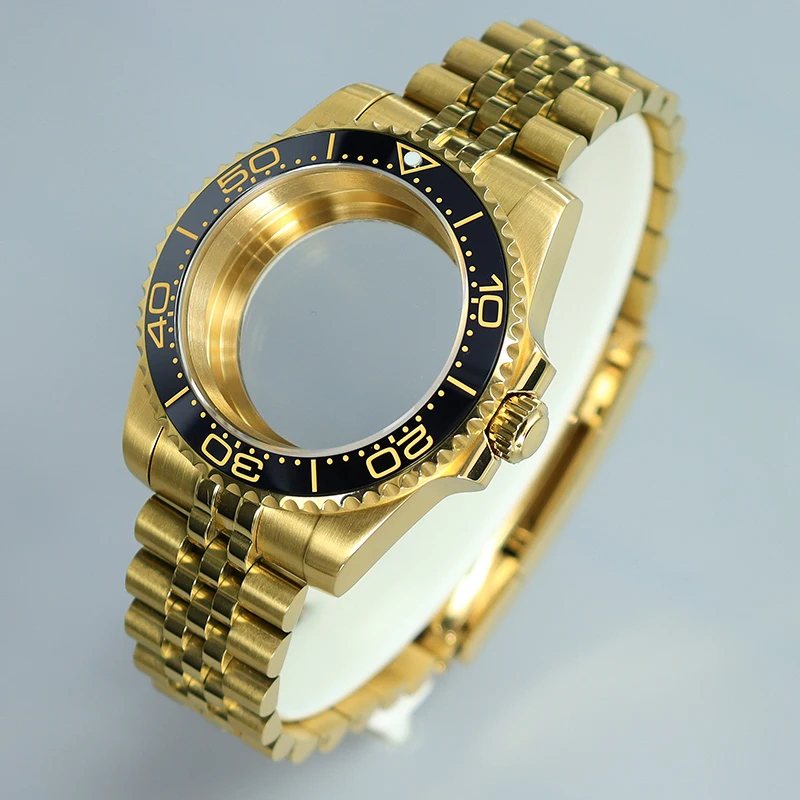 

40mm High Quality Watch Case Strap 316L Stainless Steel Part 120clicks For NH35 NH36 NH34 NH72 Miyota8215 Eta2824 PT5000 SUB GMT