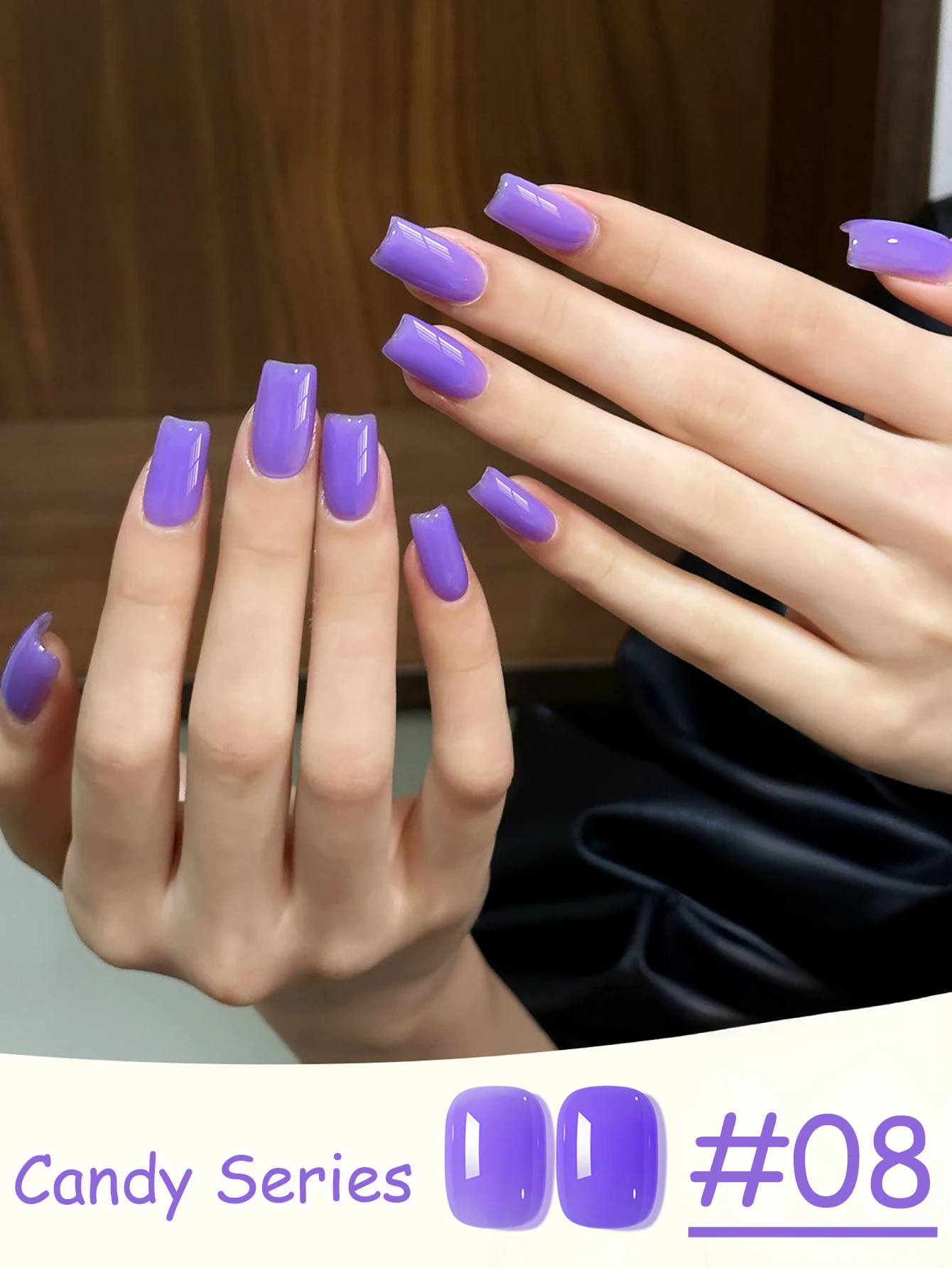 1 pçs psk colorido vidro doce série de papel gel unha polonês 2025 nova rosa dopamina verde azul roxo arte do prego suprimentos