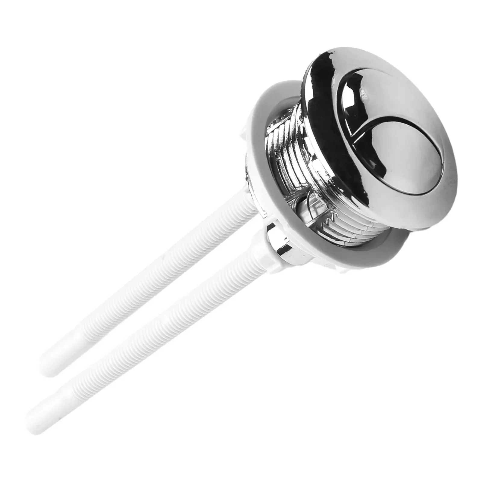 

1x Dual Flush 38 Mm Toilet Water Tank Round Valve Rods Push Button Water Saving For Cistern Bathroom Toilet Parts ABS