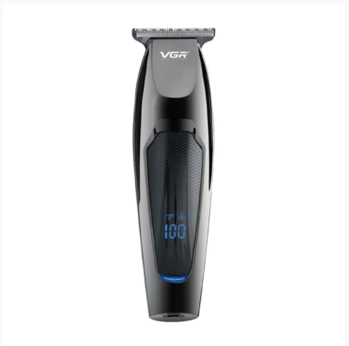 

VGR Hair Trimmers Hair Clipper for Men Barber LCD Display Stainless Steel Blade 120 Minutes of Use Time Hair Cutting Machine