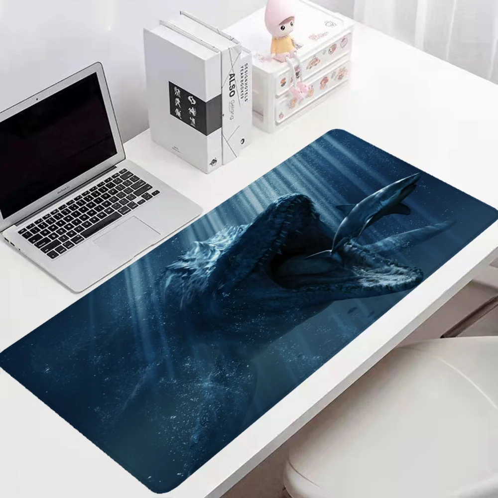 Laptop Mat Dinosaur Desk Protector Mousepad Rgb Pc Accessories Xxl Gaming Mouse Pad Computer Table Gamer Keyboard Deskpad Mause