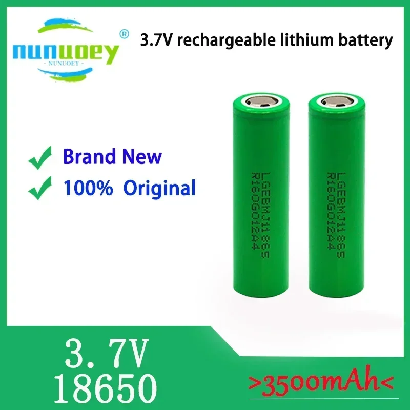 1-20PCS 100% Original MJ1 3.7 v 3500 mah 18650 Lithium Rechargeable Battery For Flashlight Batteries For LG MJ1 3500mah Battery
