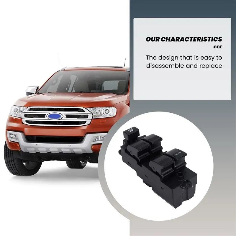 Electric Power Master Window Switch LHD AB39-14540-BB For -Ford Ranger Everest -Mazda BT-50 4 Door 2012-2018